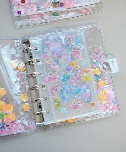 Jelly moo（ジェリームー） ステッカー 「 」 A7サイズ キラキラ