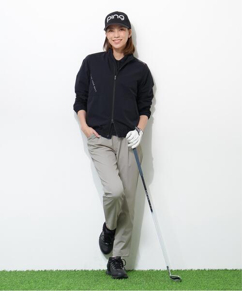 パンツ 「PING APPAREL」全方向ストレッチ二重織フィット＆ストレッチワンタックテーパードパンツ「PERFORMANCE」 (LADIES)の画像