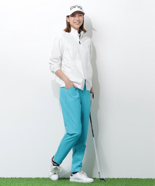パンツ 「PING APPAREL」全方向ストレッチ二重織フィット＆ストレッチワンタックテーパードパンツ「PERFORMANCE」 (LADIES)の画像