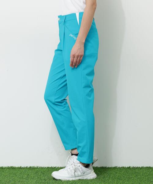 パンツ 「PING APPAREL」全方向ストレッチ二重織フィット＆ストレッチワンタックテーパードパンツ「PERFORMANCE」 (LADIES)の画像
