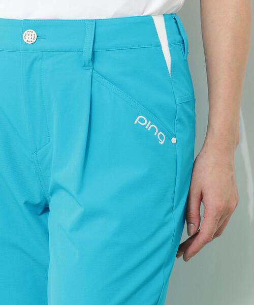 パンツ 「PING APPAREL」全方向ストレッチ二重織フィット＆ストレッチワンタックテーパードパンツ「PERFORMANCE」 (LADIES)の画像