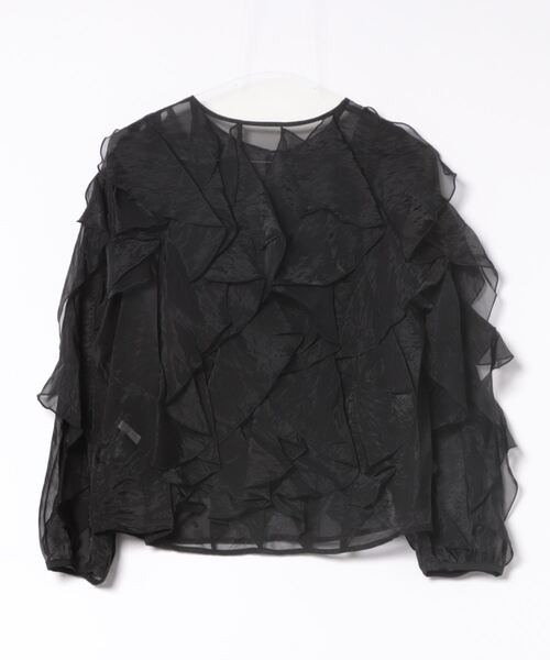 「LILY BROWN」 長袖ブラウス FREE ホワイト レディース_画像3