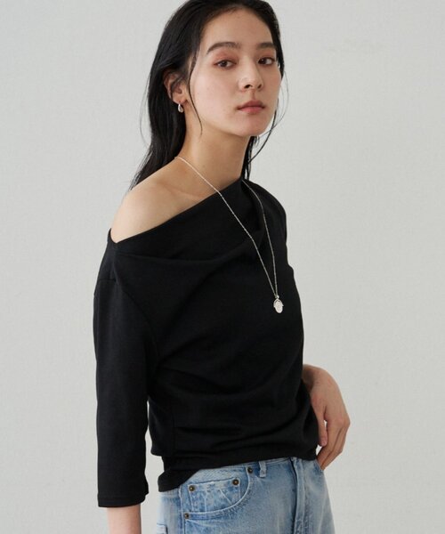 Loungedress（ラウンジドレス） tシャツ ドレープカットソー