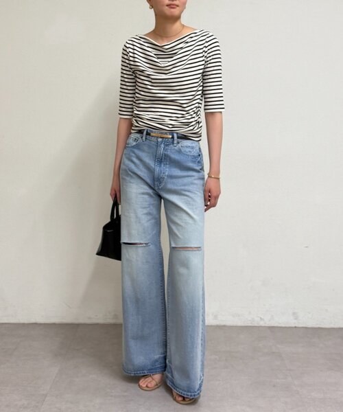 Loungedress（ラウンジドレス） tシャツ ドレープカットソー