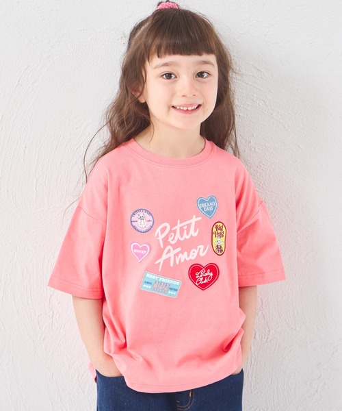 pairmanon（ペアマノン） tシャツ 「綿100%」ガールズ ワッペン 
