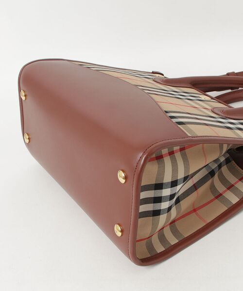 Burberry チェック柄 2wayバッグ BURBERRY（バーバリー） チェック柄2WAYバッグ - ブラウン レディース