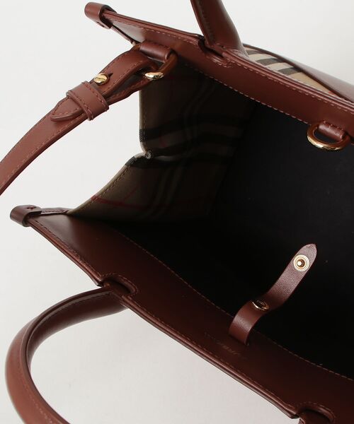 Burberry チェック柄 2wayバッグ BURBERRY（バーバリー） チェック柄2WAYバッグ - ブラウン レディース