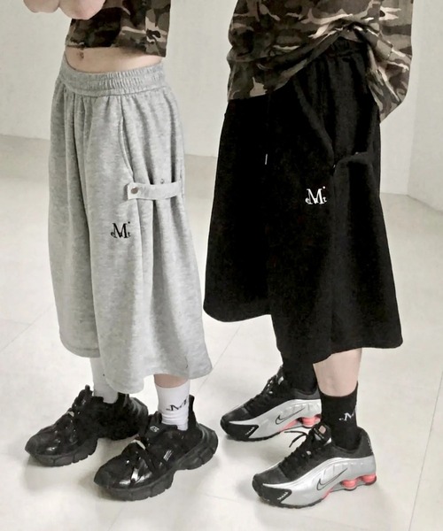 MUCENT（ムセント） ワイドパンツ スウェットパンツ ジャージ 「UNISEX