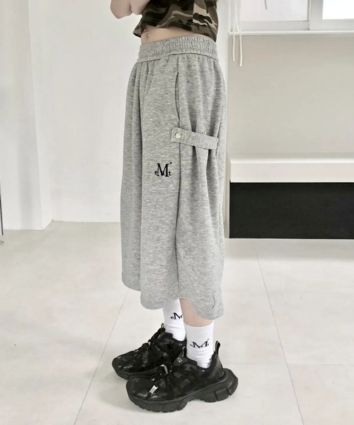 MUCENT（ムセント） ワイドパンツ スウェットパンツ ジャージ 「UNISEX