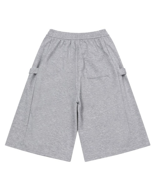 MUCENT ムセント ハーフパンツ グレー MUCENT（ムセント） ワイドパンツ スウェットパンツ ジャージ 「UNISEX