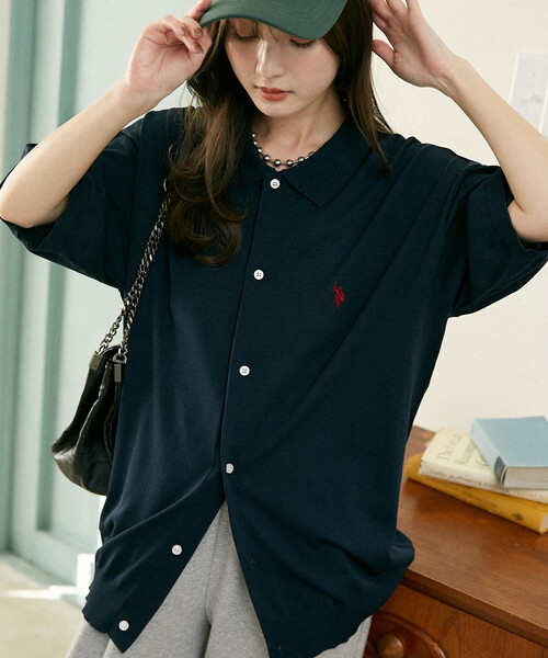 U.S. POLO ASSN.（ユーエスポロアッスン） カーディガン × PUBLUX 