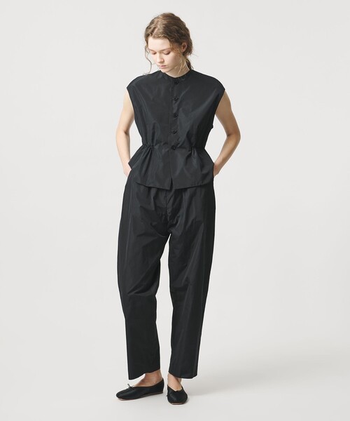 LOEFF（ロエフ） パンツ 「LOEFF」グロッシー タフタ クロップド