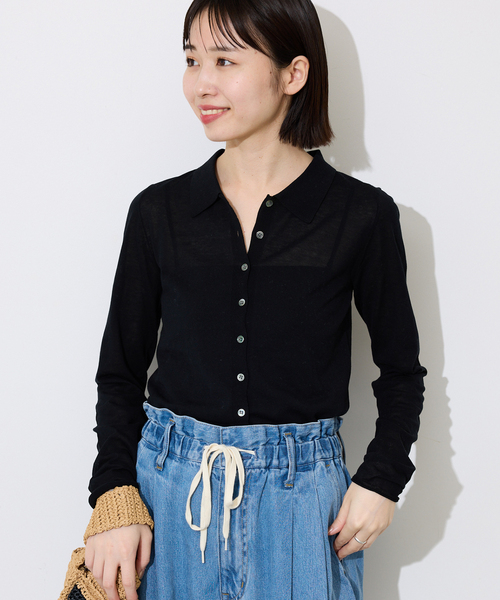 SLOBE IENA（スローブイエナ） カーディガン 「シリーズあり」コットン
