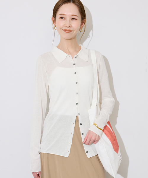 SLOBE IENA（スローブイエナ） カーディガン 「シリーズあり」コットン