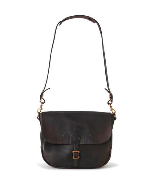Schott レザーポーチ 美品 ブラック ショット ショルダーバッグ Schott 