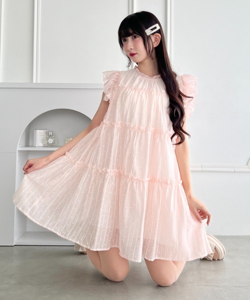 Loueme ワンピース シアードットフェアリーワンピース : ZOZOTOWN