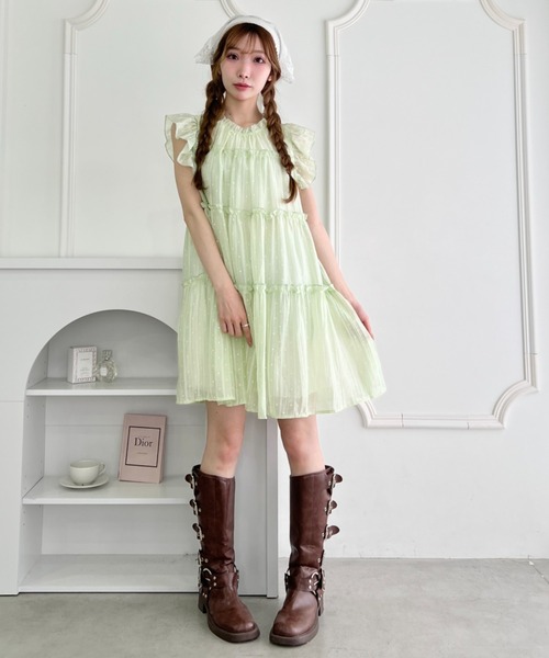 Loueme ワンピース シアードットフェアリーワンピース : ZOZOTOWN