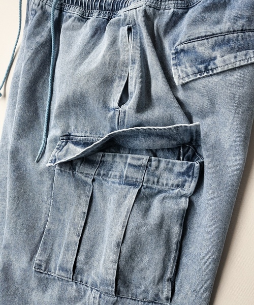 「Starting Over」 「HALHAM」デニムパンツ L ケミカルウォッシュ メンズ_画像6