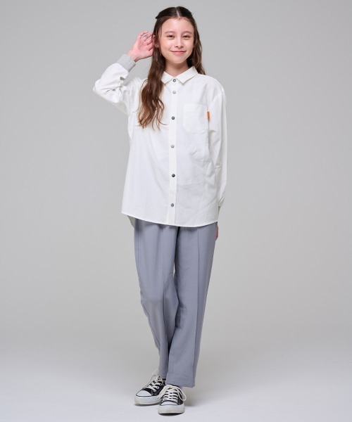 「KRIFF MAYER Kid's Collection」 「KIDS」長袖シャツ 160 オフホワイト キッズ_画像8