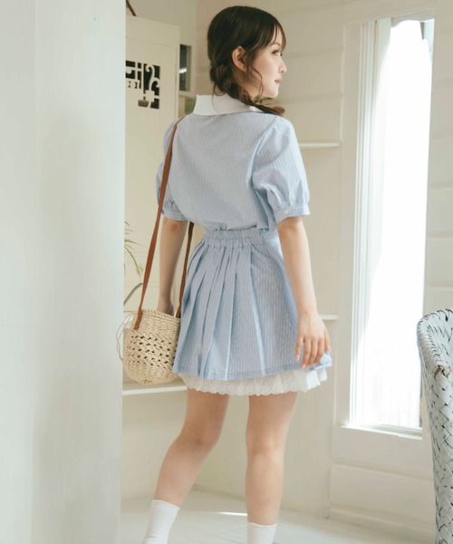 「TITTY&CO.」 セットアップ MEDIUM ブルー レディース_画像3