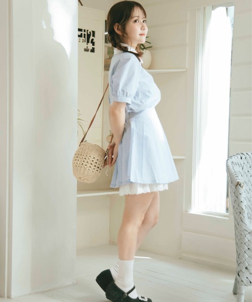 「TITTY&CO.」 セットアップ MEDIUM ブルー レディース_画像5