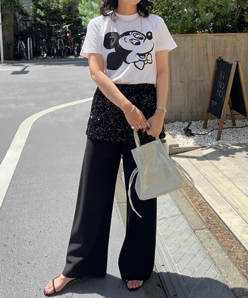 「SHENERY」 半袖Tシャツ SMALL ホワイト レディース_画像5