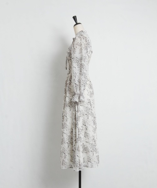 「tocco closet」 長袖ワンピース M オフホワイト レディース_画像3