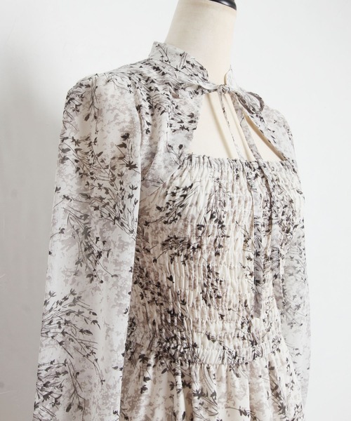 「tocco closet」 長袖ワンピース M オフホワイト レディース_画像7