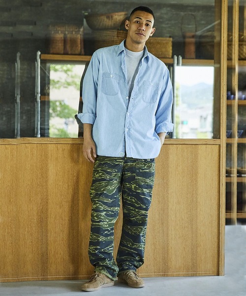 orSlow（オアスロウ） シャツ レギュラーカラー ラウンドヘム