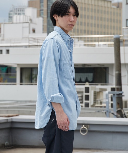 orSlow（オアスロウ） シャツ レギュラーカラー ラウンドヘム