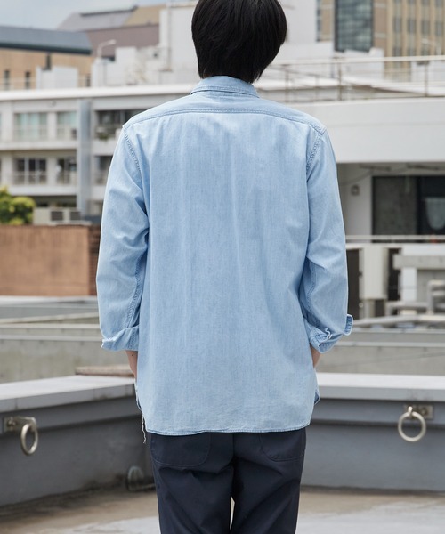 orSlow（オアスロウ） シャツ レギュラーカラー ラウンドヘム