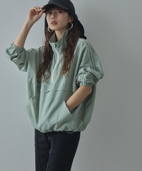 ラッシュガード 「セット商品」「撥水加工」「UVカット」「接触冷感」ラッシュガードアノラックセット レディースの画像