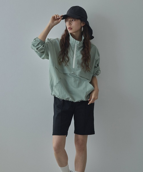 ラッシュガード 「セット商品」「撥水加工」「UVカット」「接触冷感」ラッシュガードアノラックセット レディースの画像