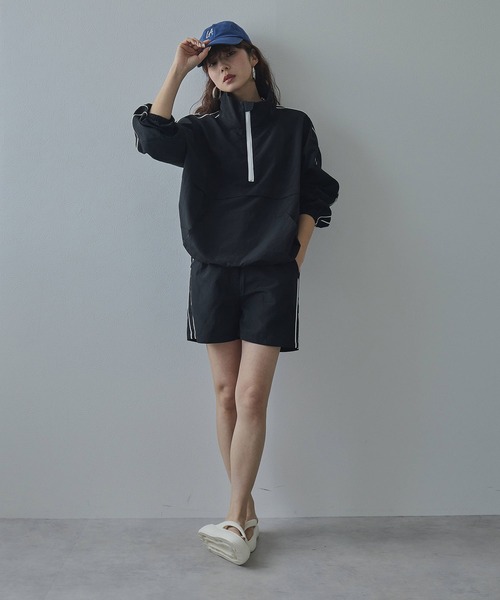 ラッシュガード 「セット商品」「撥水加工」「UVカット」「接触冷感」ラッシュガードアノラックセット レディースの画像