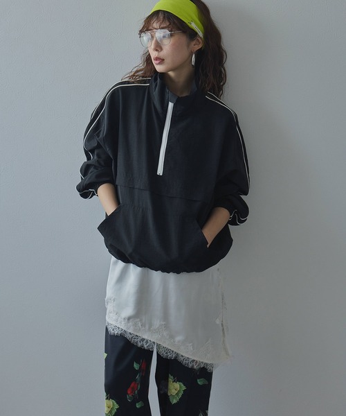 ラッシュガード 「セット商品」「撥水加工」「UVカット」「接触冷感」ラッシュガードアノラックセット レディースの画像