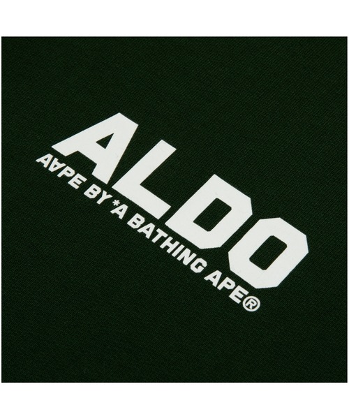 「AAPE BY A BATHING APE」 スウェットカットソー X-LARGE ダークグリーン メンズ_画像8