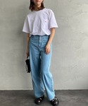 「DANTON」 半袖Tシャツ L ホワイト ...の詳細画像1