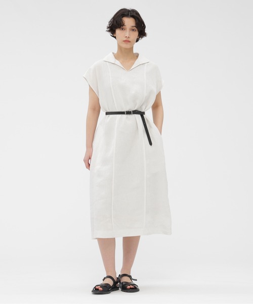 21SS♡MHL. 2way タグコットンキャンバスワンピース M MARGARET HOWELL(マーガレット・ハウエル)のワンピース｜【公式】通販