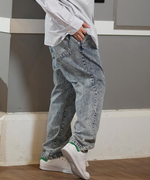 「ムラサキスポーツ」 「DEAR LAUREL」デニムパンツ L ブルー メンズ_画像5