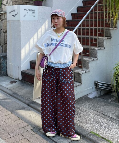 HELLO.SANFRANCISCO（ハローサンフランシスコ） ワイドパンツ パンツ