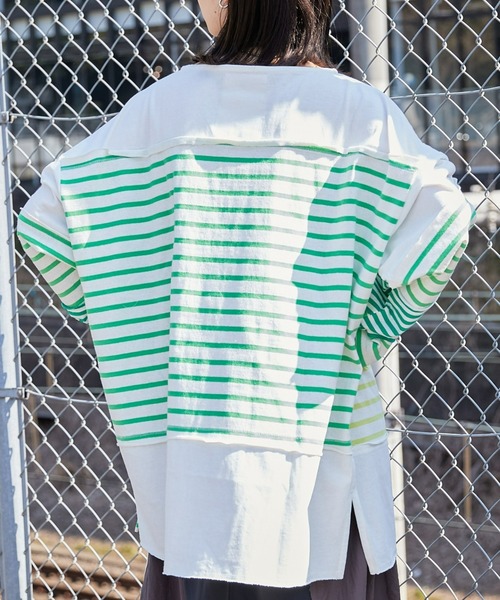 「etsinta」 長袖カットソー ONE SIZE オレンジ レディース_画像7