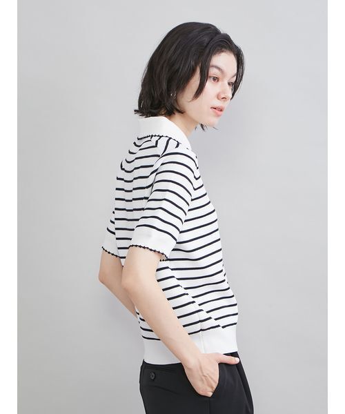 Mila Owen（ミラオーウェン） 半袖ニット 1 ライトブルー レディース