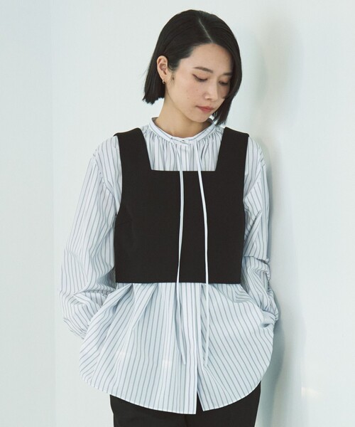 「UNFILO」 長袖シャツ SMALL ブルー レディース_画像5