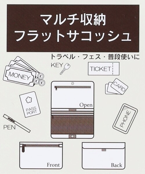 BACK NUMBER ウエストポーチ ウエストバッグ マルチサコッシュバッグ