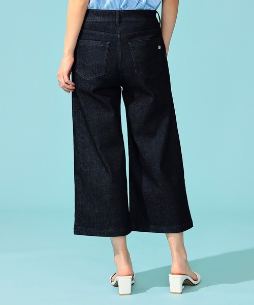 「C17」 デニムパンツ LARGE グレー レディース_画像5