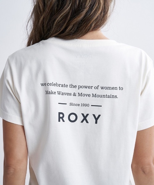 「ROXY」 半袖Tシャツ SMALL ホワイト レディース_画像4