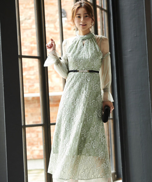 最安値国産 ドレス 3wayチュール&レースワンピース結婚式パーティードレス ZOZOTOWN PayPayモール店 - 通販 - PayPayモール 本物保証お得