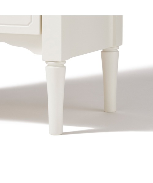 Francfranc 家具 ミーオ チェスト ホワイト（W60×H75cm
