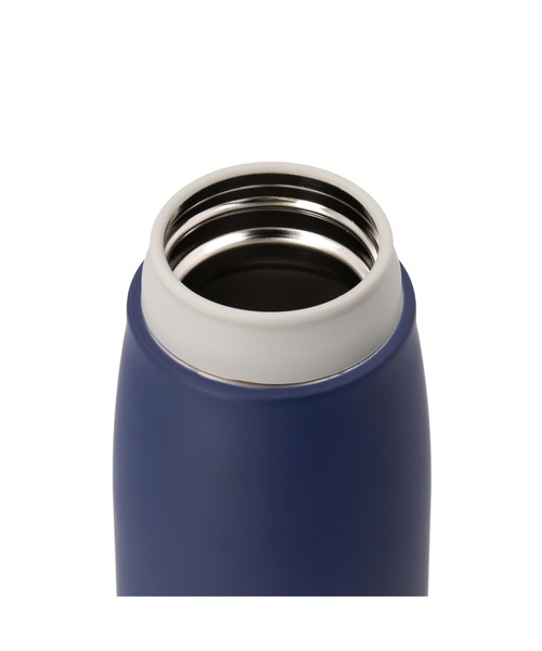 ネイビー ステンレス製 水筒 ストライプデザイン ネイビー ステンレス