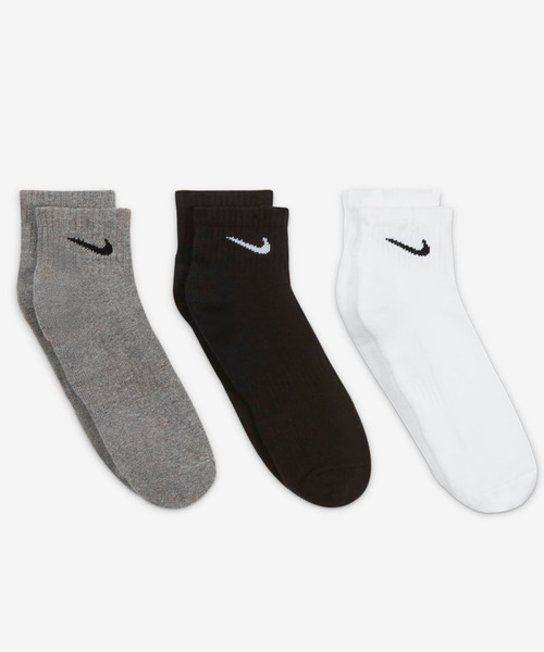 NIKE（ナイキ） 靴下 ソックス エブリデイ クッションド アンクル3足